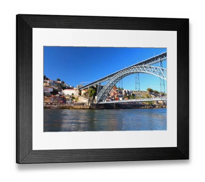 Framed Print : Dom LuAis I Bridge in Porto Framed Print : Dom LuAis I Bridge in Porto