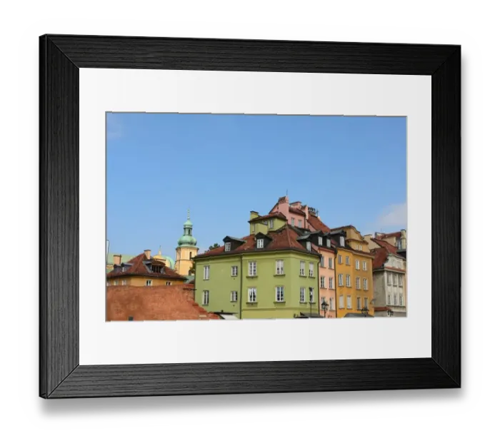 Framed Print : Old Town of Warsaw Framed Print : Old Town of Warsaw