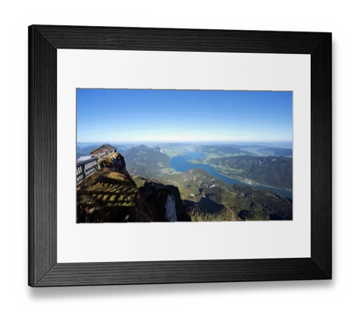 Framed Print : Panoramic view from Schafbergspitze, Austria Framed Print : Panoramic view from Schafbergspitze, Austria