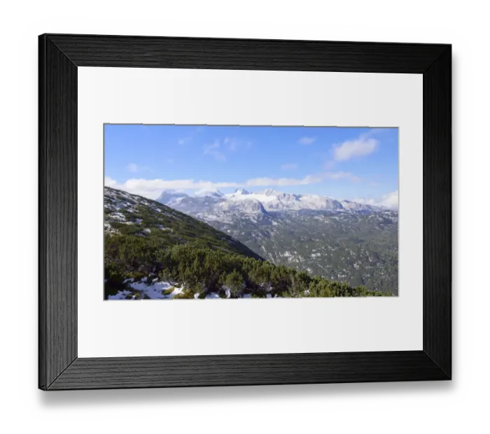 Framed Print : Dachstein mountain and glacier, Austria Framed Print : Dachstein mountain and glacier, Austria