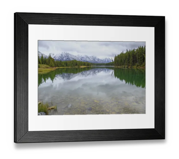 Framed Print : Johnson Lake, Banff National Park
