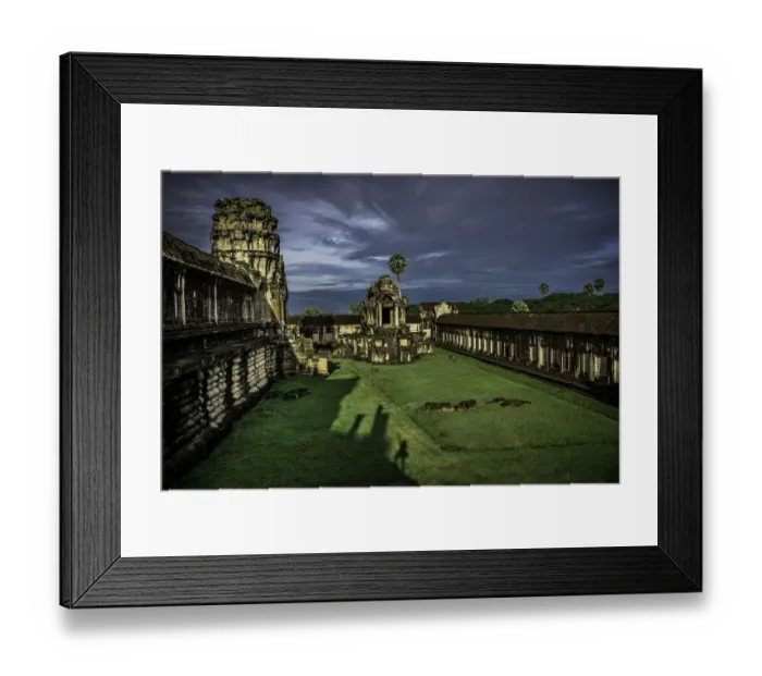 Framed Print : Angkor Wat west wing Framed Print : Angkor Wat west wing