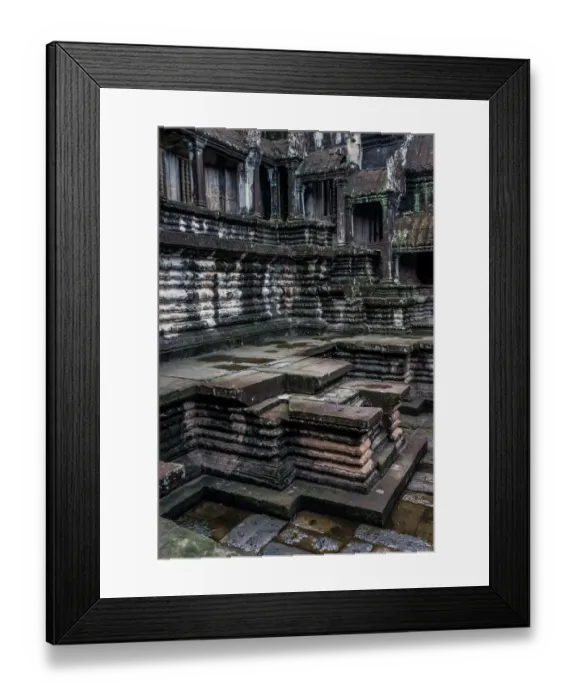 Framed Print : Angkor Wats interior Framed Print : Angkor Wats interior