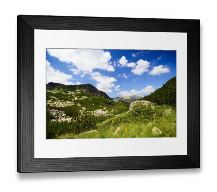 Framed Print : Summer landscape from Pirin national park Framed Print : Summer landscape from Pirin national park