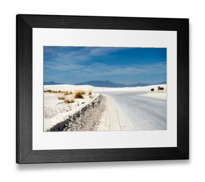 Framed Print : White Sands National Monument New Mexico State USA Framed Print : White Sands National Monument New Mexico State USA