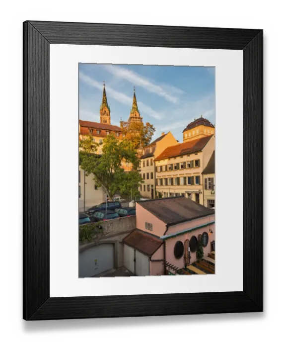 Framed Print : Bamberg is a town in Bavaria, Germany, located in Upper Franconia on the
