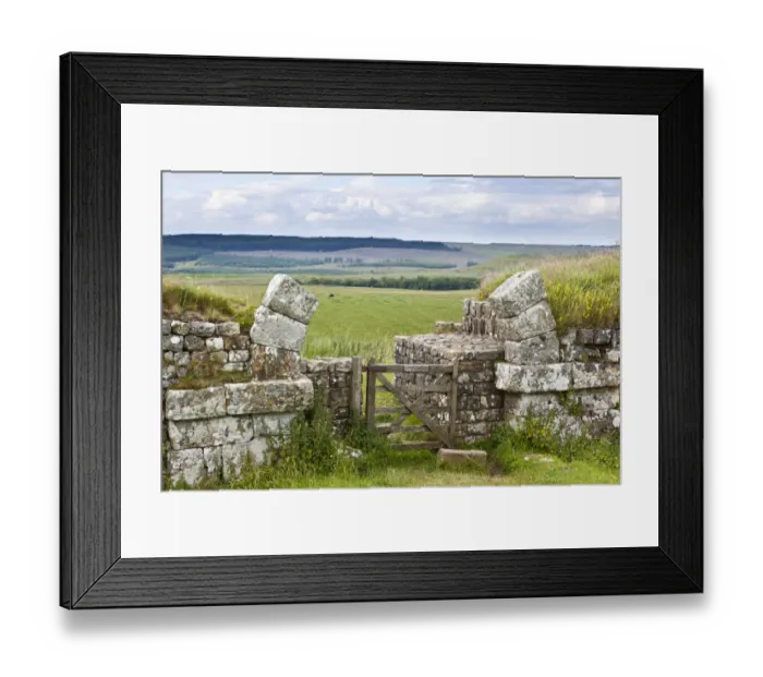 Framed Print : Hadrians Wall Framed Print : Hadrians Wall