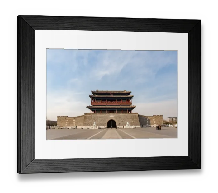 Framed Print : Beijing Yongdingmen Gate Framed Print : Beijing Yongdingmen Gate