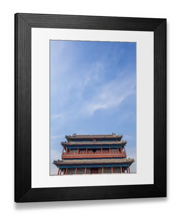 Framed Print : Beijing Yongdingmen Gate Framed Print : Beijing Yongdingmen Gate