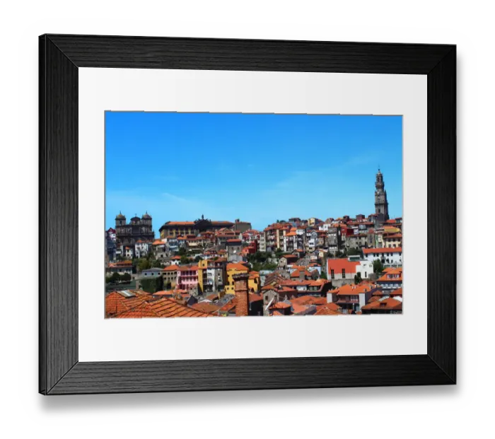 Framed Print : Roofs of Porto Framed Print : Roofs of Porto