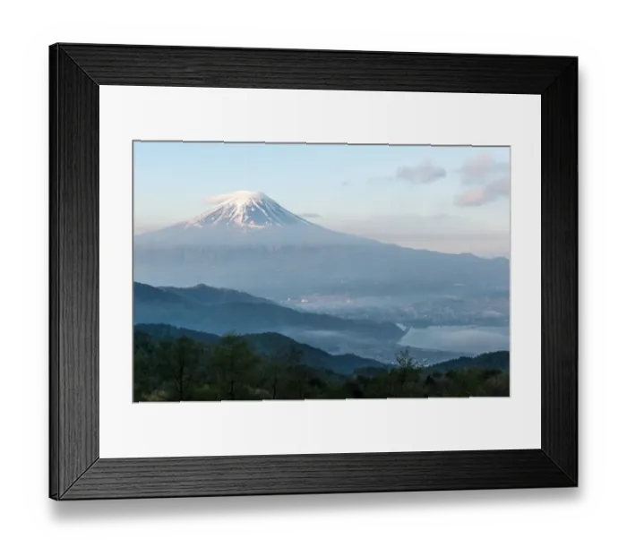 Framed Print : Fuji and Lake Kawaguchi