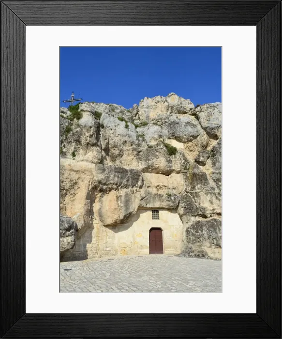Framed Print : Medieval rock chapel in Matera, Italy Framed Print : Medieval rock chapel in Matera, Italy