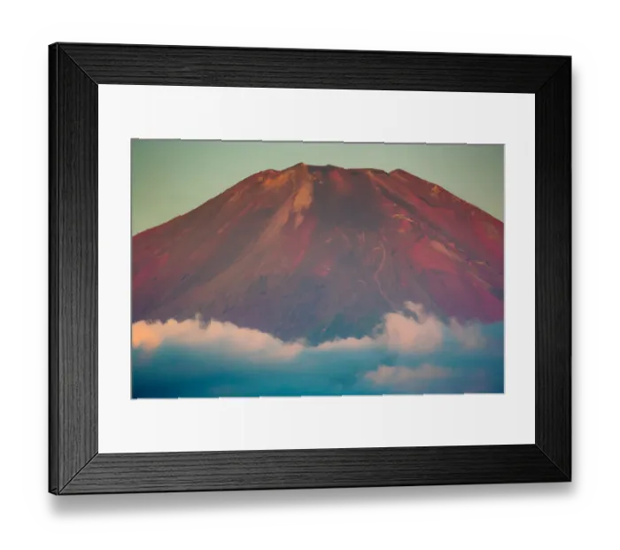 Framed Print : September Red Fuji Framed Print : September Red Fuji