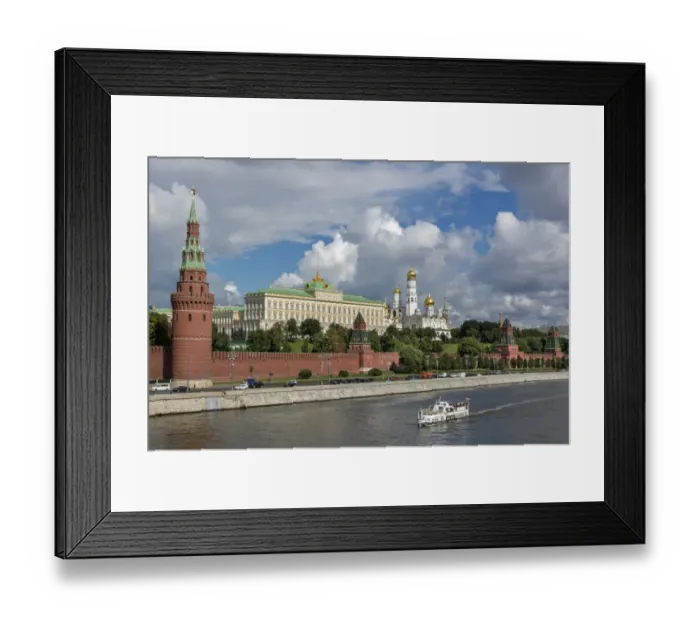 Framed Print : The Moscow Kremlin in Moscow, Russia