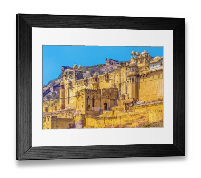 Framed Print : Amber Palace in Jaipur, India Framed Print : Amber Palace in Jaipur, India