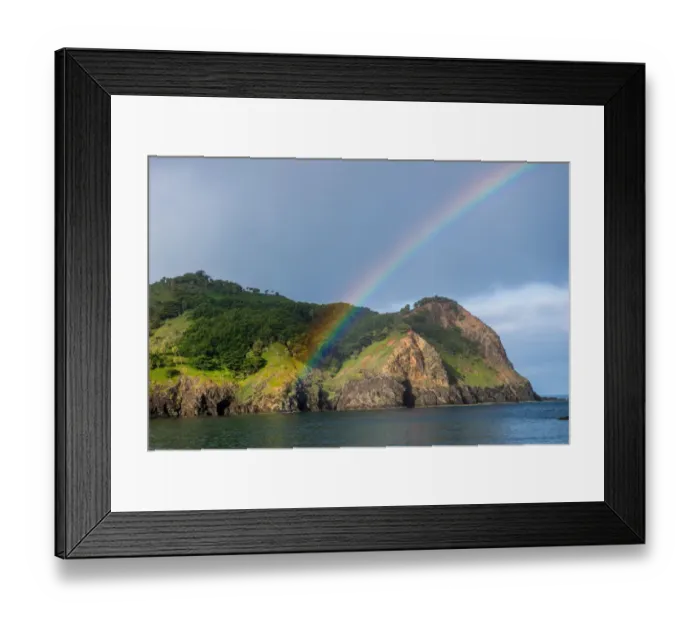 Framed Print : Ogasawara Rainbows Framed Print : Ogasawara Rainbows