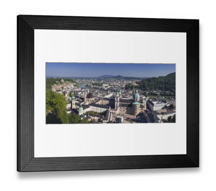 Framed Print : A panoramic view of Salzburg Framed Print : A panoramic view of Salzburg