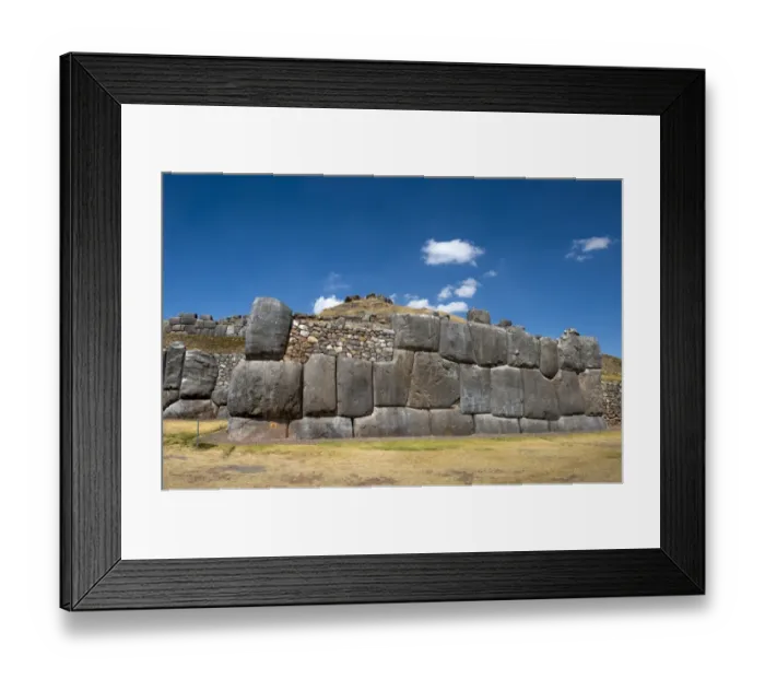Framed Print : Acheological site of Saqsaywaman, Peru Framed Print : Acheological site of Saqsaywaman, Peru
