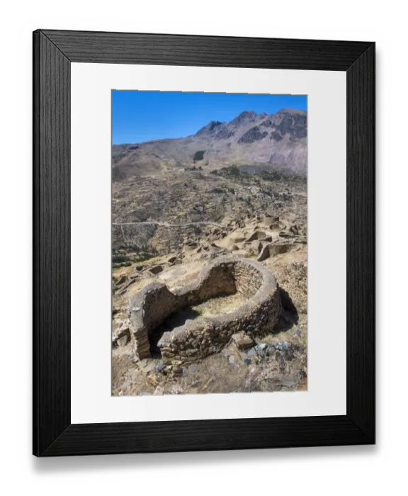 Framed Print : Inca Ruins at Ankasmarka, Peru Framed Print : Inca Ruins at Ankasmarka, Peru