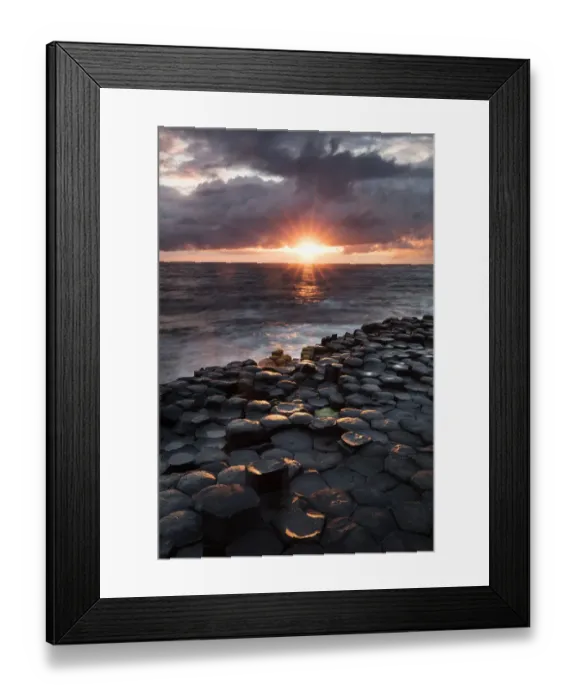 Framed Print : Giants Causeway Framed Print : Giants Causeway