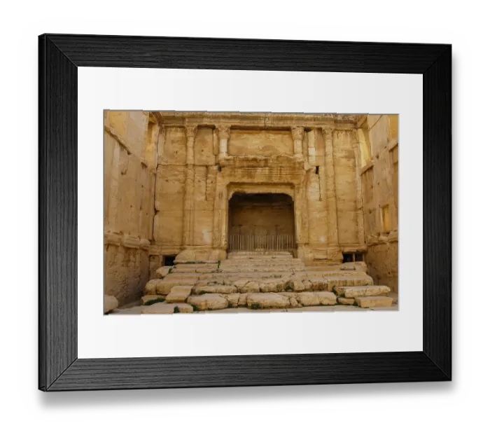 Framed Print : Temple of Bel Interior