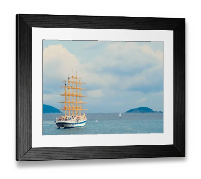 Framed Print : Dubrovnik, a vessel in the Adriatic sea Framed Print : Dubrovnik, a vessel in the Adriatic sea