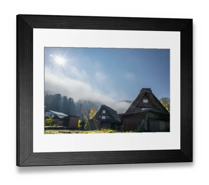 Framed Print : Gassho-zukuri House at Shirakawa-go Framed Print : Gassho-zukuri House at Shirakawa-go