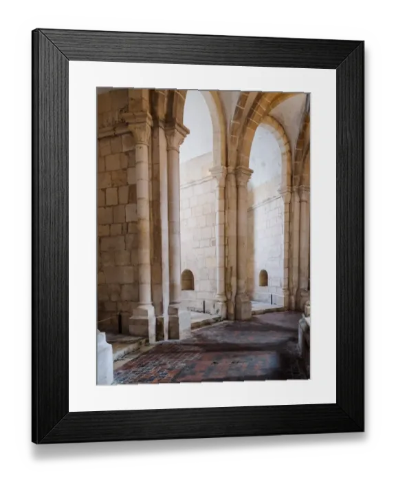 Framed Print : Alcobaca Monastery interior Framed Print : Alcobaca Monastery interior