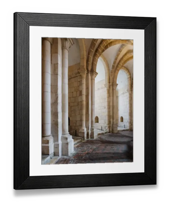 Framed Print : Alcobaca Monastery interior Framed Print : Alcobaca Monastery interior