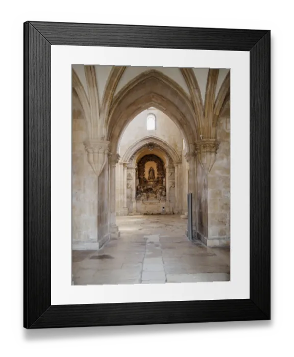 Framed Print : Alcobaca Monastery interior Framed Print : Alcobaca Monastery interior