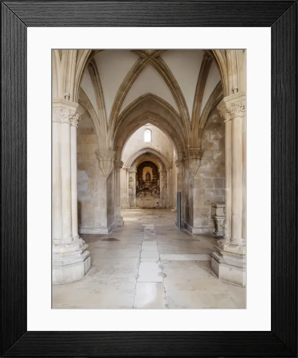 Framed Print : Alcobaca Monastery interior Framed Print : Alcobaca Monastery interior