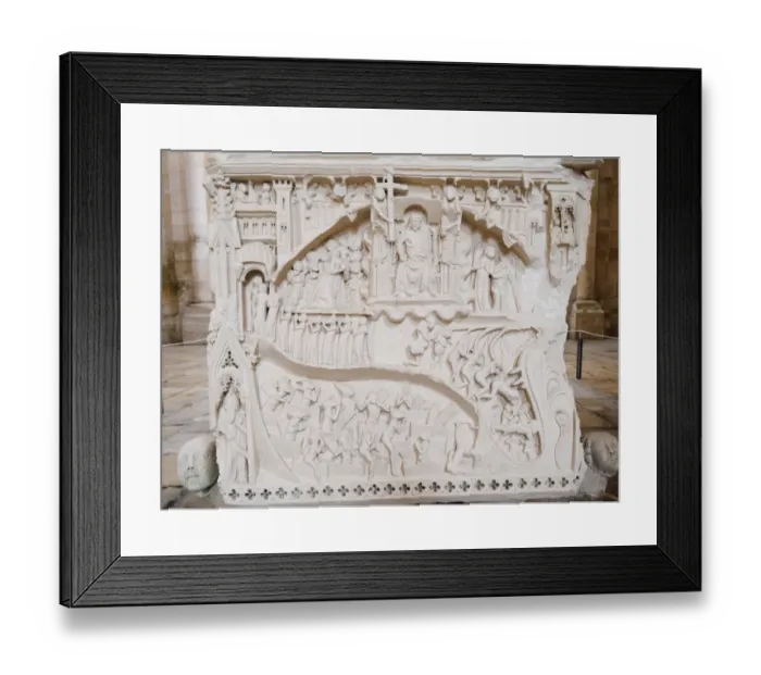 Framed Print : Alcobaca Monastery tomb