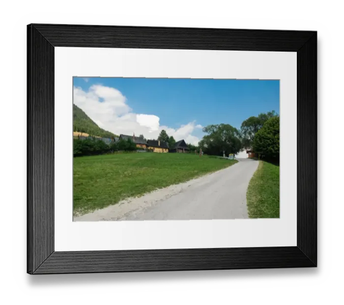 Framed Print : Road to Vlkolinec Framed Print : Road to Vlkolinec