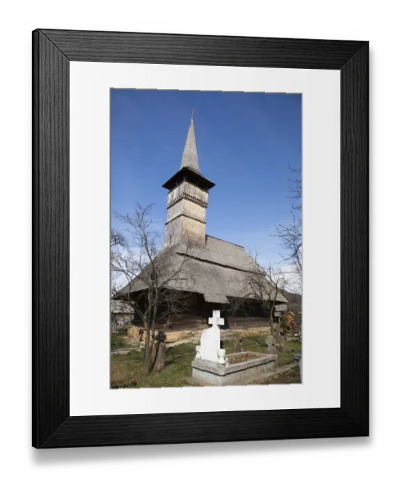 Framed Print : Wooden orthodox church of Rogoz Framed Print : Wooden orthodox church of Rogoz