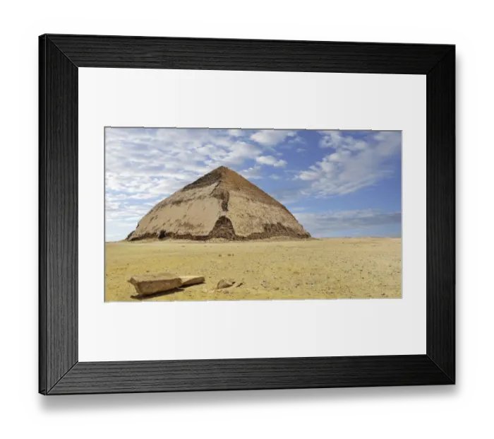 Framed Print : The Bent Pyramid at Dahshur, Egypt Framed Print : The Bent Pyramid at Dahshur, Egypt