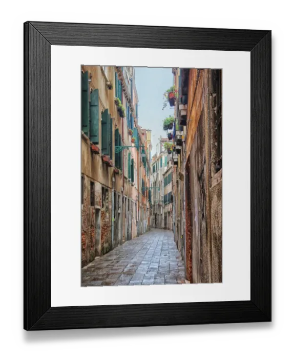Framed Print : Back street of Venice Framed Print : Back street of Venice