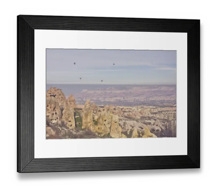 Framed Print : Hot air ballooning in Cappadocia Framed Print : Hot air ballooning in Cappadocia