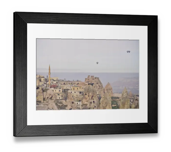 Framed Print : Hot air ballooning in Cappadocia, Nevsehir, Turkey Framed Print : Hot air ballooning in Cappadocia, Nevsehir, Turkey