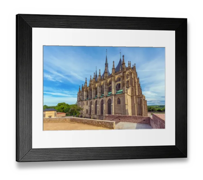Framed Print : St. Barbaras Church Framed Print : St. Barbaras Church