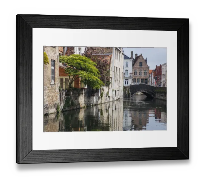Framed Print : Canals of Bruges, Belgium Framed Print : Canals of Bruges, Belgium