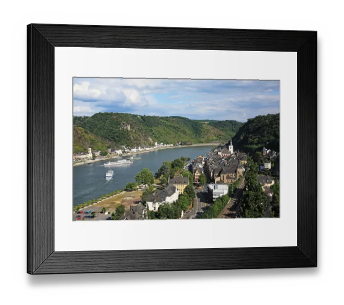 Framed Print : Germany, Middle Rhine Valley Framed Print : Germany, Middle Rhine Valley