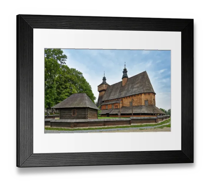 Framed Print : Church of the Assumption of Holy Mary and St. Mich Framed Print : Church of the Assumption of Holy Mary and St. Mich