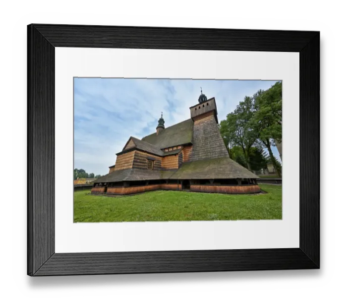 Framed Print : Church of the Assumption of Holy Mary and St. Mich Framed Print : Church of the Assumption of Holy Mary and St. Mich