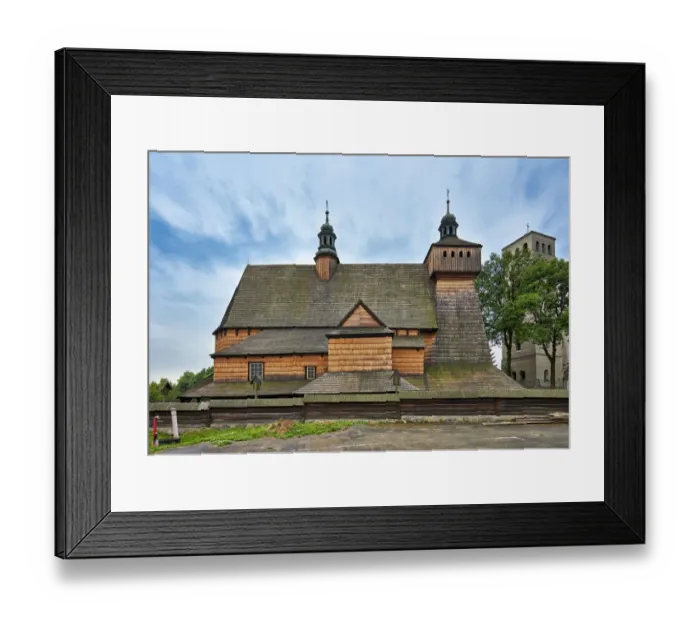 Framed Print : Church of the Assumption of Holy Mary and St. Mich Framed Print : Church of the Assumption of Holy Mary and St. Mich