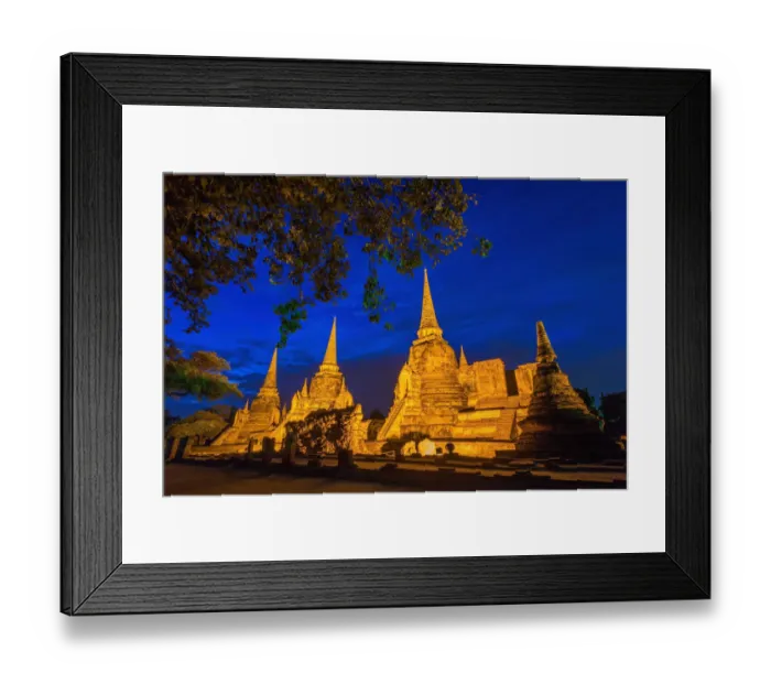 Framed Print : Pagoda at Wat Phra Sri Sanphet Temple Framed Print : Pagoda at Wat Phra Sri Sanphet Temple