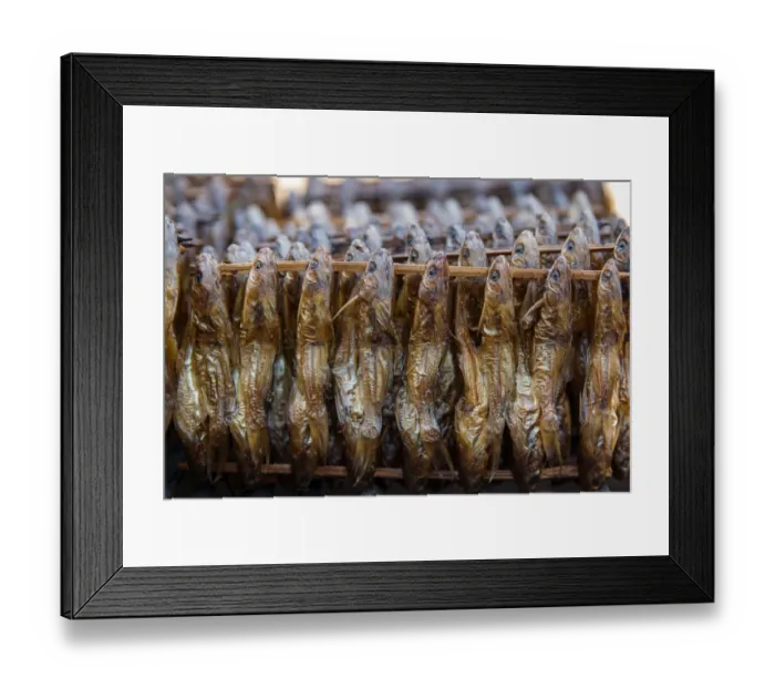 Framed Print : Smoked Fish Framed Print : Smoked Fish