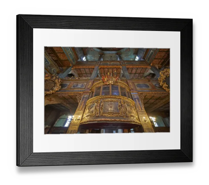 Framed Print : Interior shot of Protestant Church of Peace Framed Print : Interior shot of Protestant Church of Peace