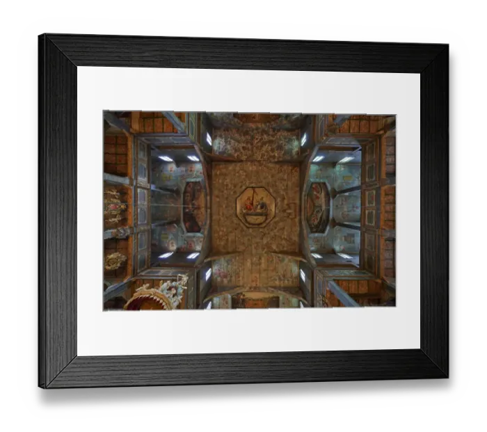 Framed Print : Interior shot of Protestant Church of Peace Framed Print : Interior shot of Protestant Church of Peace