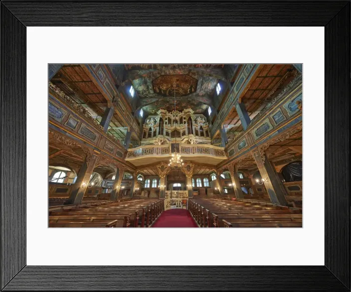 Framed Print : Interior shot of Protestant Church of Peace Framed Print : Interior shot of Protestant Church of Peace