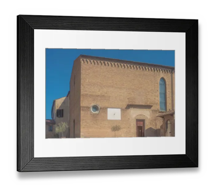 Framed Print : Chiesa di Sant Agostino, San Gimignano, Italy Framed Print : Chiesa di Sant Agostino, San Gimignano, Italy